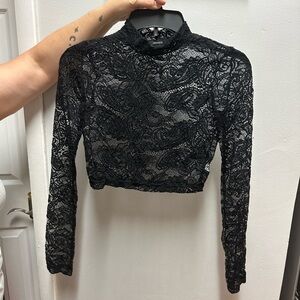 Forever 21 Lace Crop Top